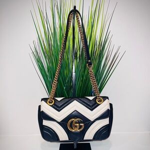 Gucci GG Marmont Chevron Duo-Tone